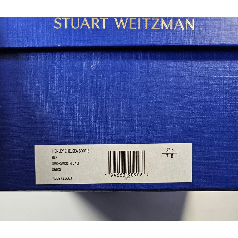 Stuart Weitzman 5050 Black Suede Over The Knee Boots Womens 7 M Dust Bag Box OTK